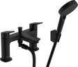 Hansgrohe Logis 2-hole Rim Mounted Bath Mixer With Diverter  - Matt Black - 71438670
