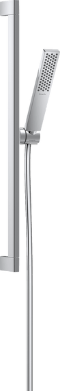 Hansgrohe Pulsify E Shower Set 100 1jet Ecosmart+ With Shower Bar 65 Cm - Chrome - 24371000 - TAP 'N' SHOWER