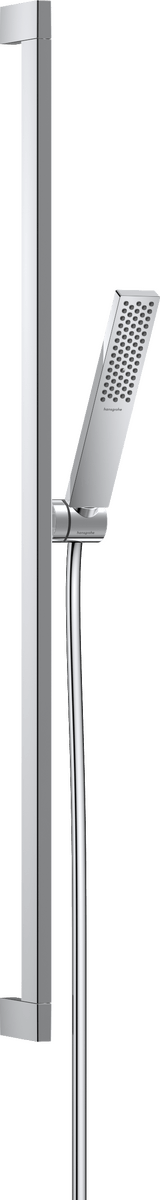 Hansgrohe Pulsify E Shower Set 100 1jet Ecosmart+ With Shower Bar 90cm - Chrome - 24381000