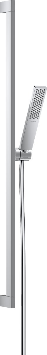 Hansgrohe Pulsify E Shower Set 100 1jet Ecosmart+ With Shower Bar 90cm - Chrome - 24381000