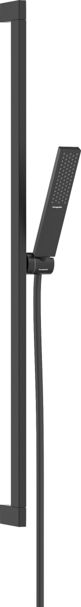 Hansgrohe Pulsify E Shower Set 100 1jet Ecosmart+ With Shower Bar 90cm - Matt Black - 24381670