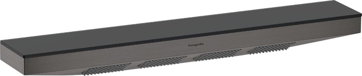 Hansgrohe Rainfinity Shoulder shower 500 1jet with shower shelf - Brushed Black Chrome - 26243340