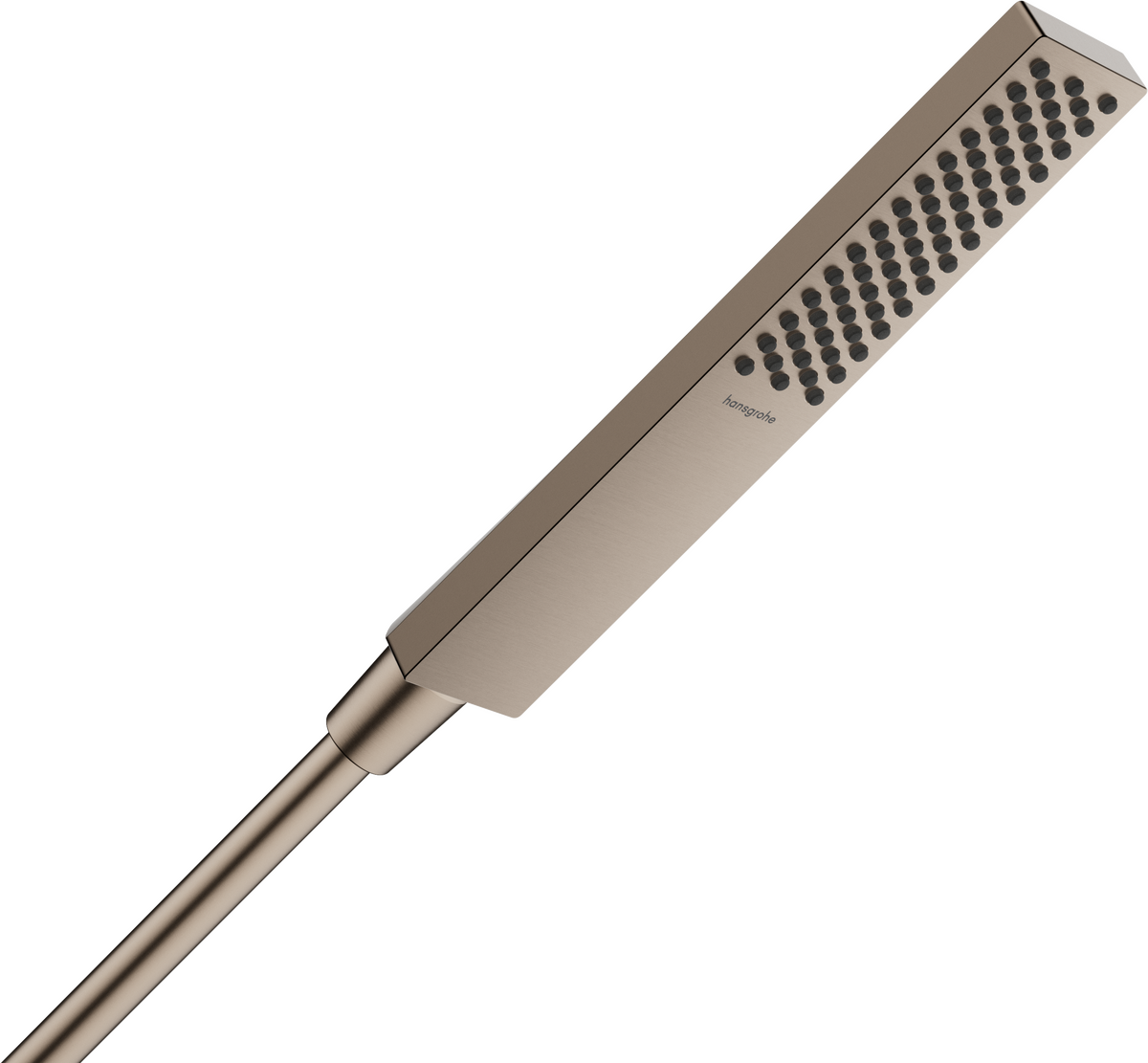 Hansgrohe Pulsify E Baton Hand Shower 100 1jet EcoSmart - Brushed Bronze - 24320140
