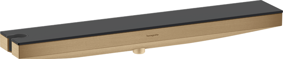 Hansgrohe Rainfinity Wall Outlet Porter 500 With Shower Holder And Shower Shelf Left - Brushed Bronze - 26843140