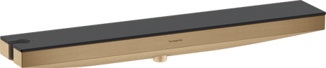 Hansgrohe Rainfinity Wall Outlet Porter 500 With Shower Holder And Shower Shelf Left - Brushed Bronze - 26843140