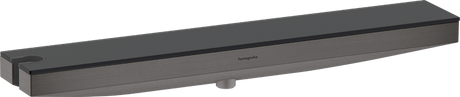 Hansgrohe Rainfinity Wall Outlet Porter 500 With Shower Holder And Shower Shelf Left - Brushed Black Chrome - 26843340