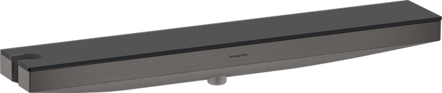 Hansgrohe Rainfinity Wall Outlet Porter 500 With Shower Holder And Shower Shelf Left - Brushed Black Chrome - 26843340