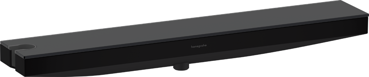 Hansgrohe Rainfinity Wall Outlet Porter 500 With Shower Holder And Shower Shelf Left - Matt Black - 26843670