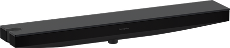 Hansgrohe Rainfinity Wall Outlet Porter 500 With Shower Holder And Shower Shelf Left - Matt Black - 26843670