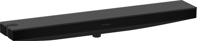 Hansgrohe Rainfinity Wall Outlet Porter 500 With Shower Holder And Shower Shelf Left - Matt Black - 26843670