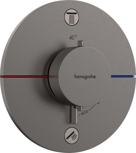 Hansgrohe Showerselect Comfort S Valve - Brushed Black Chrome - 15554340