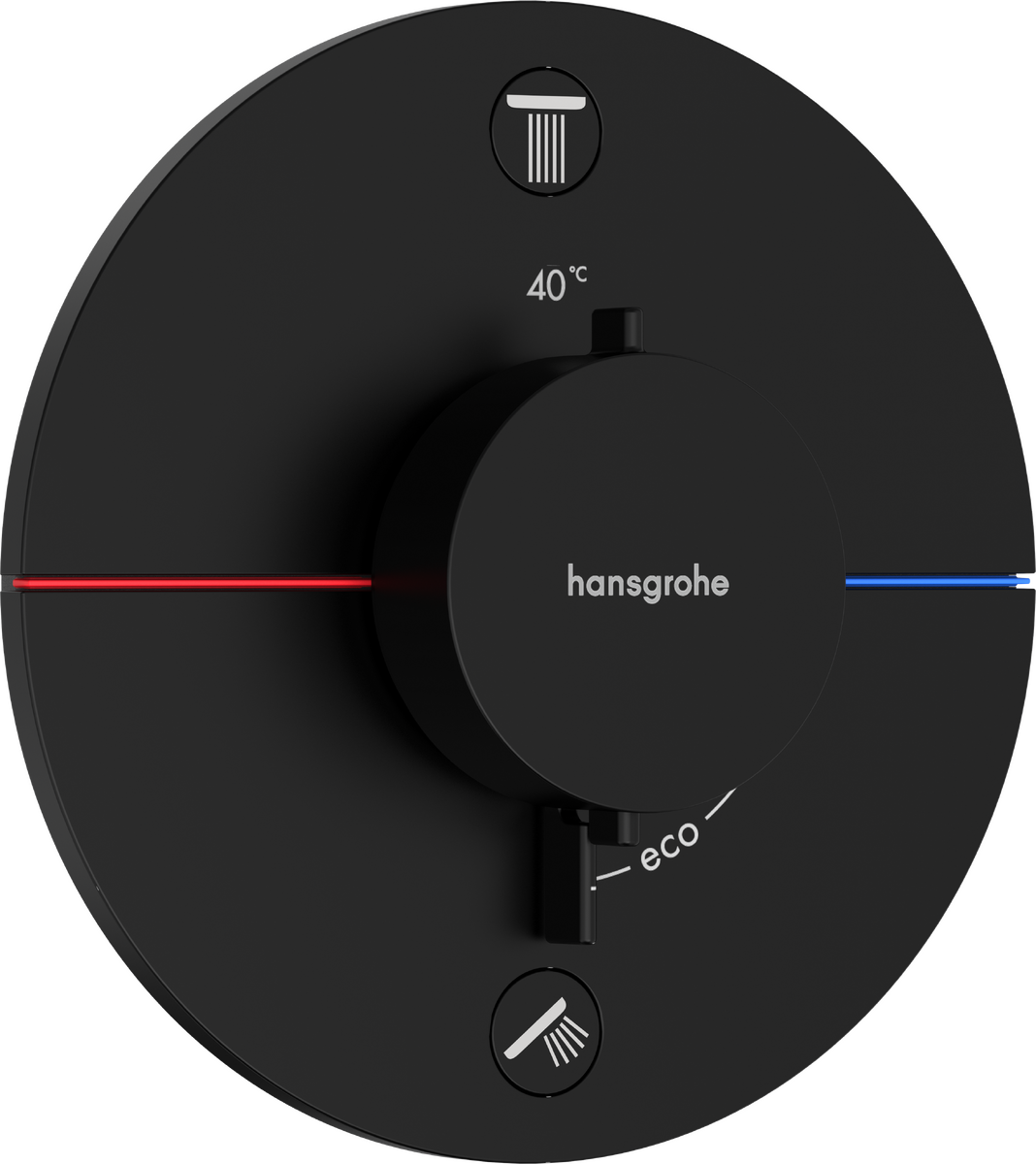 Hansgrohe Showerselect Comfort S Valve - Matt Black - 15556670