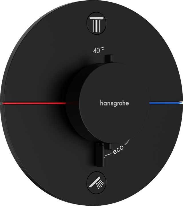 Hansgrohe Showerselect Comfort S Valve - Matt Black - 15556670
