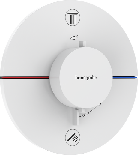 Hansgrohe Showerselect Comfort S Valve - Matt White - 15556700