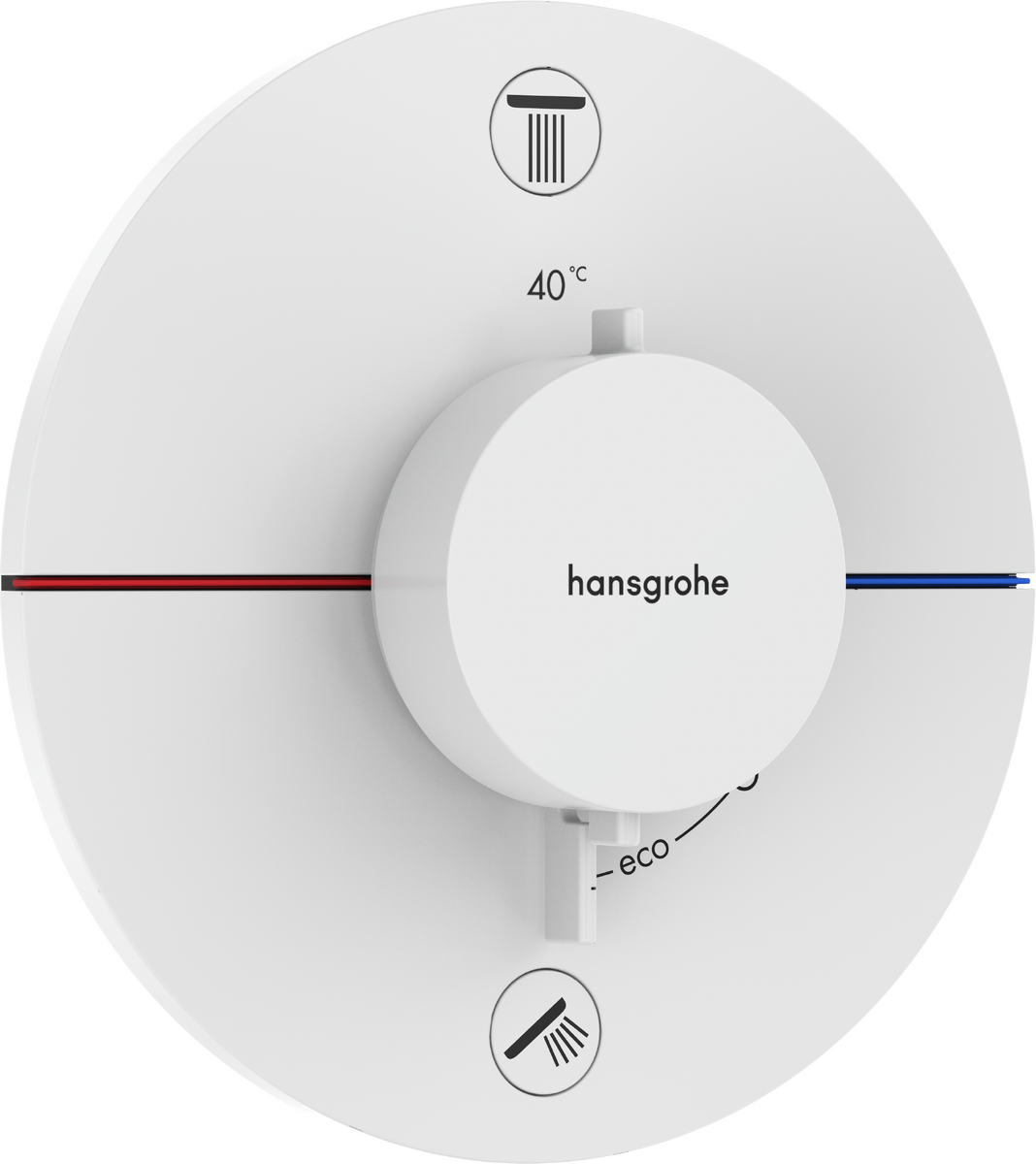 Hansgrohe Showerselect Comfort S Valve - Matt White - 15554700