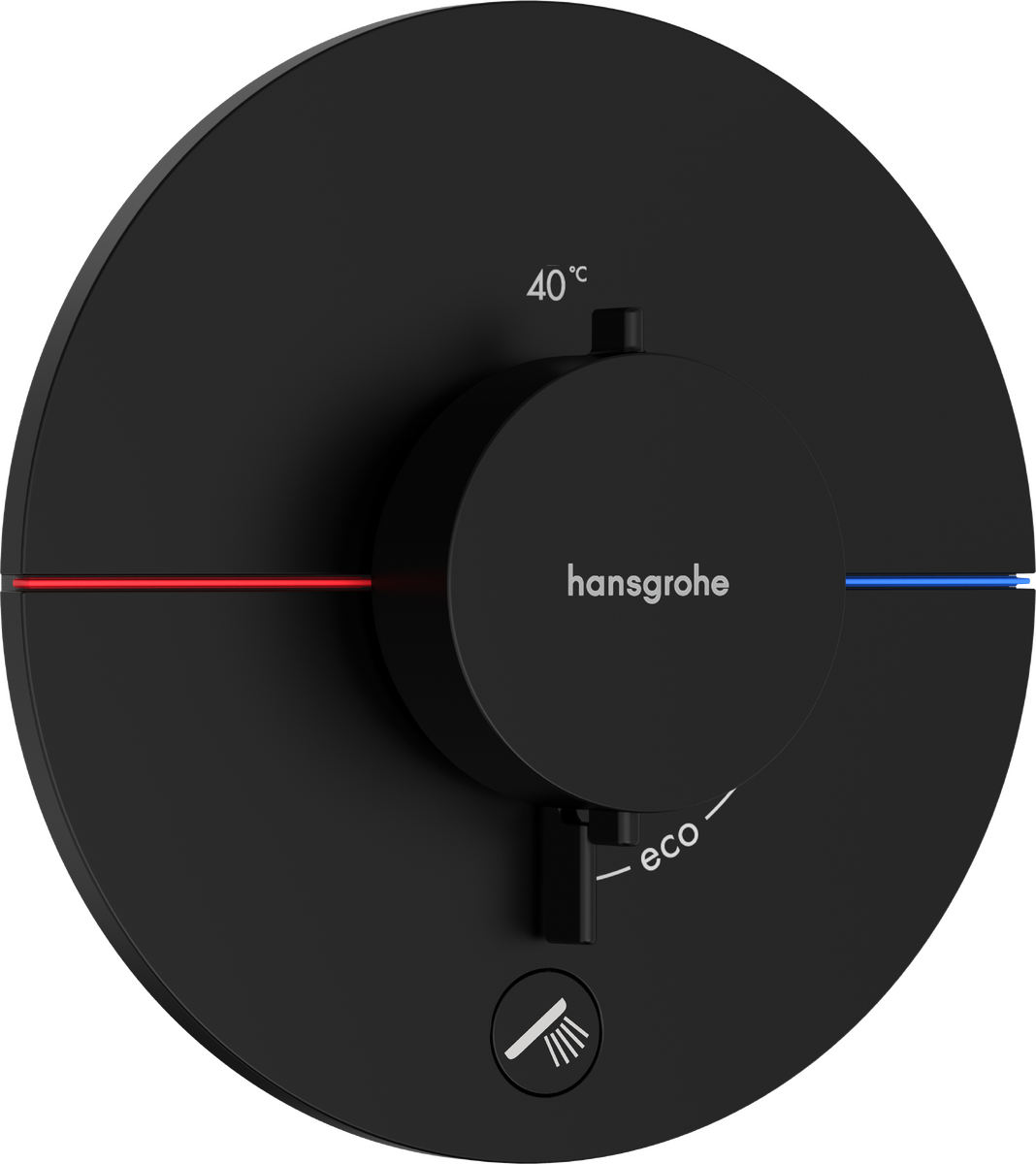 Hansgrohe Showerselect Comfort S Valve - Matt Black - 15562670