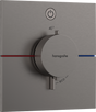 Hansgrohe Showerselect Comfort E Valve - Brushed Black Chrome - 15571340