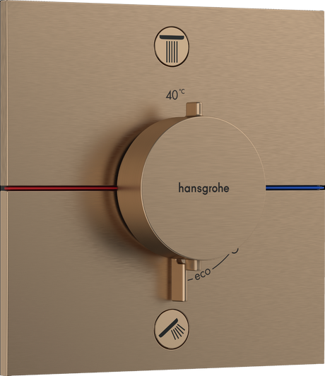 Hansgrohe Showerselect Comfort E Valve - Brushed Bronze - 15578140