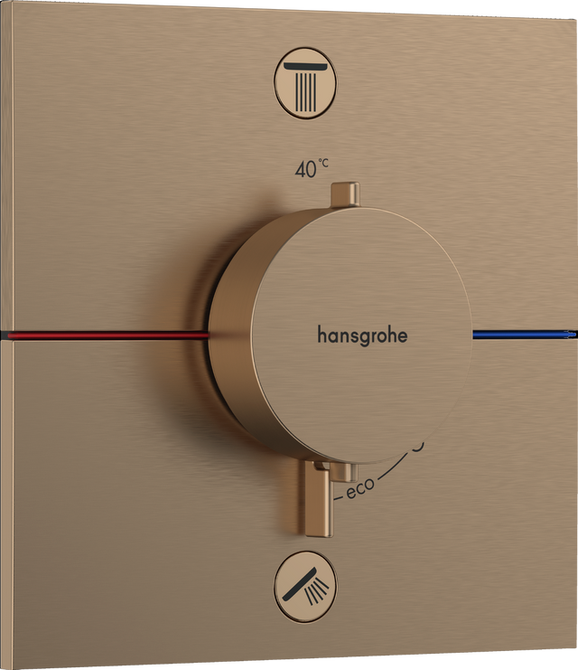 Hansgrohe Showerselect Comfort E Valve - Brushed Bronze - 15578140