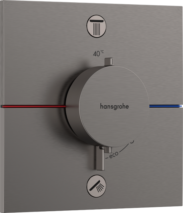 Hansgrohe Showerselect Comfort E Valve - Finish Brushed Black Chrome - 15572340