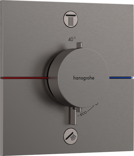 Hansgrohe Showerselect Comfort E Valve - Brushed Black Chrome - 15578340