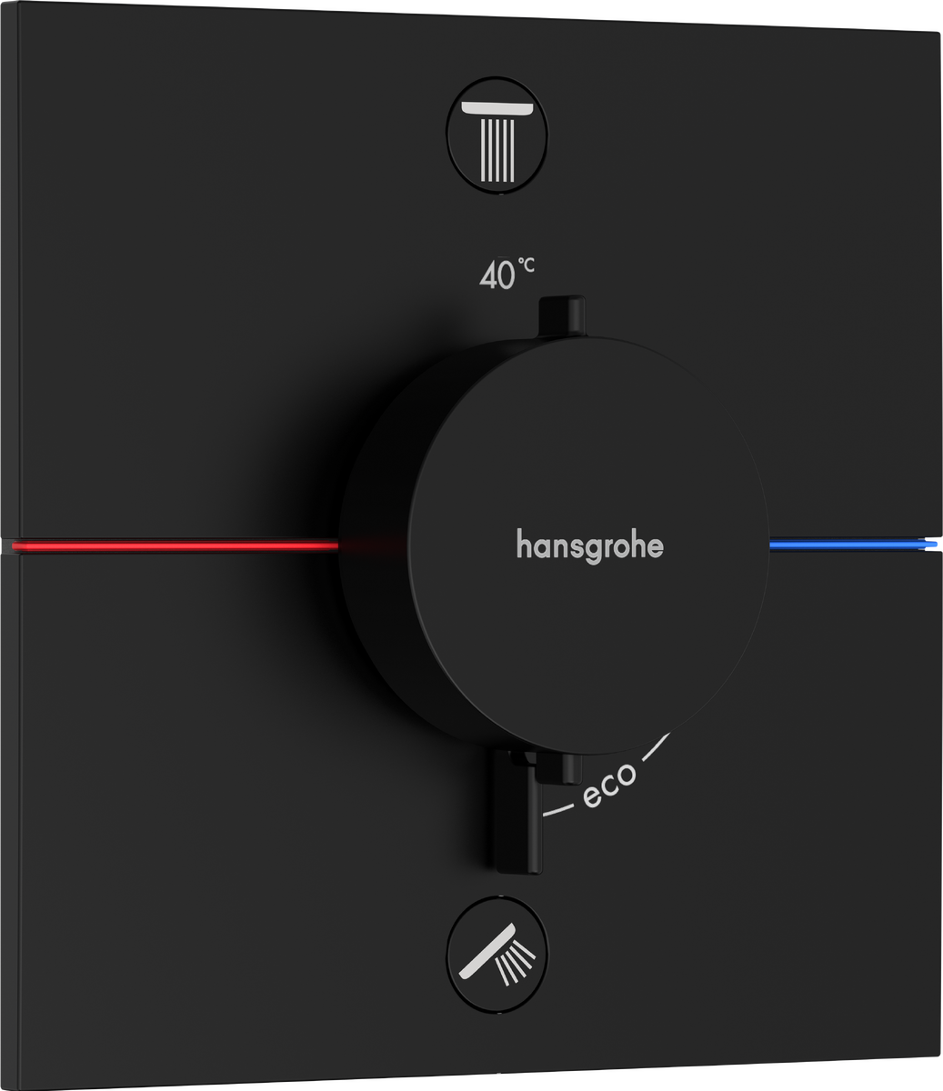 Hansgrohe Showerselect Comfort E Valve - Matt Black - 15578670