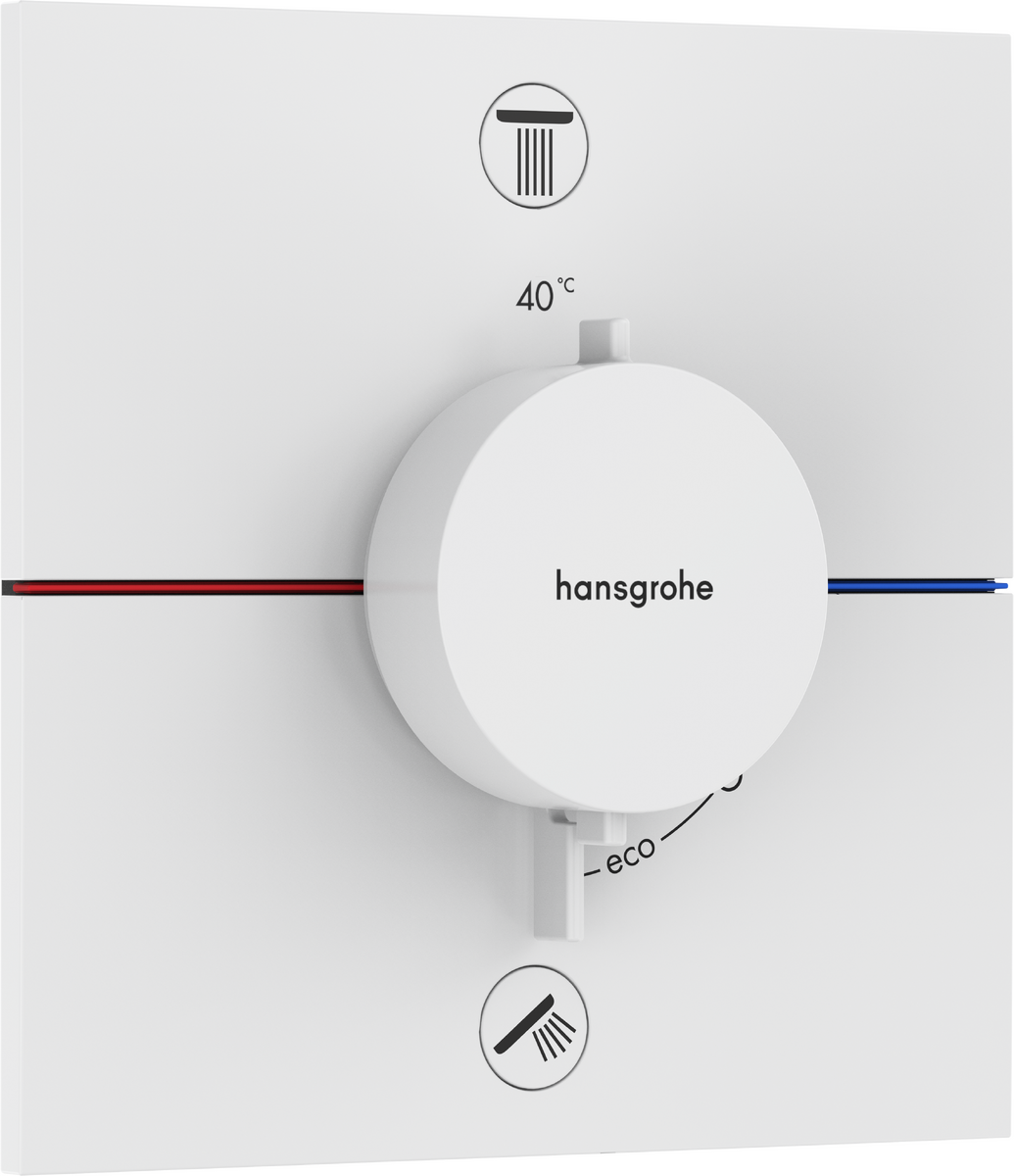 Hansgrohe Showerselect Comfort E Valve - Matt White - 15572700