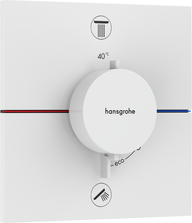 Hansgrohe Showerselect Comfort E Valve - Matt White - 15572700