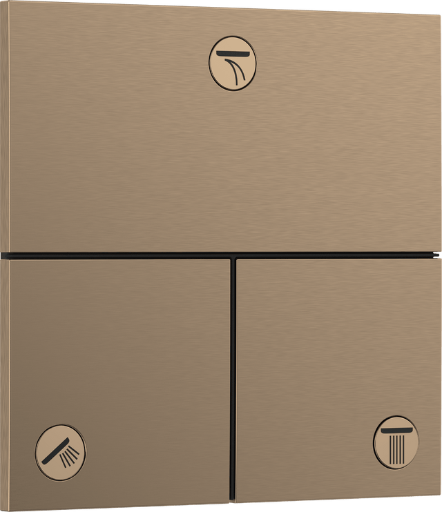 Hansgrohe Showerselect Comfort E Valve - Brushed Bronze - 15573140 - TAP 'N' SHOWER