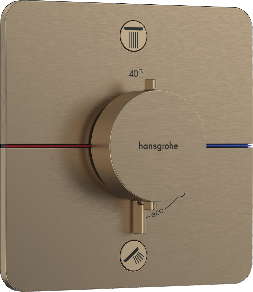 Hansgrohe ShowerSelect Comfort Q Valve - Brushed Bronze  - 15583140