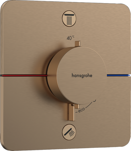 Hansgrohe ShowerSelect Comfort Q Valve - Brushed Bronze  - 15583140