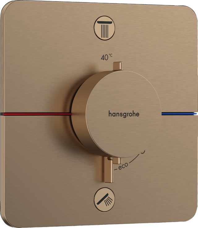 Hansgrohe ShowerSelect Comfort Q Valve - Brushed Bronze  - 15583140