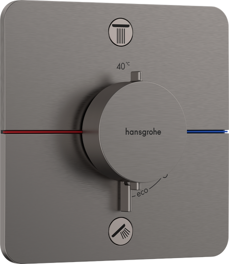 Hansgrohe Showerselect Comfort Q Valve - Brushed Black Chrome - 15586340