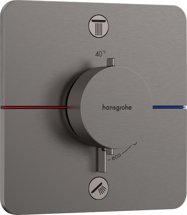 Hansgrohe Showerselect Comfort Q Valve - Brushed Black Chrome - 15586340