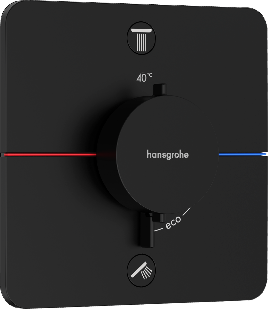 Hansgrohe Showerselect Comfort Q Valve - Matt Black - 15586670