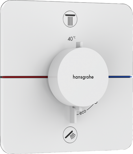 Hansgrohe ShowerSelect Comfort Q Valve - Matt White - 15583700