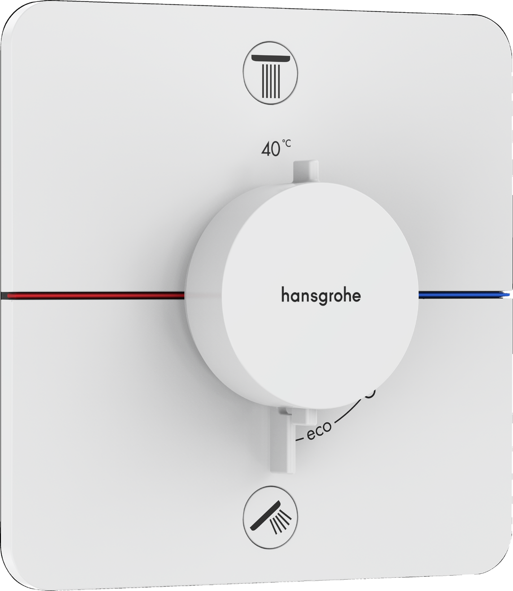 Hansgrohe Showerselect Comfort Q Valve - Matt White - 15586700
