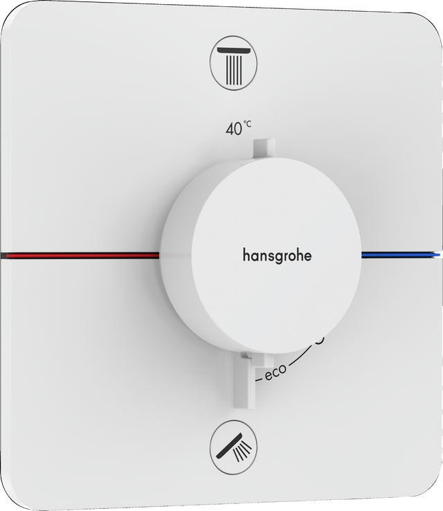 Hansgrohe Showerselect Comfort Q Valve - Matt White - 15586700