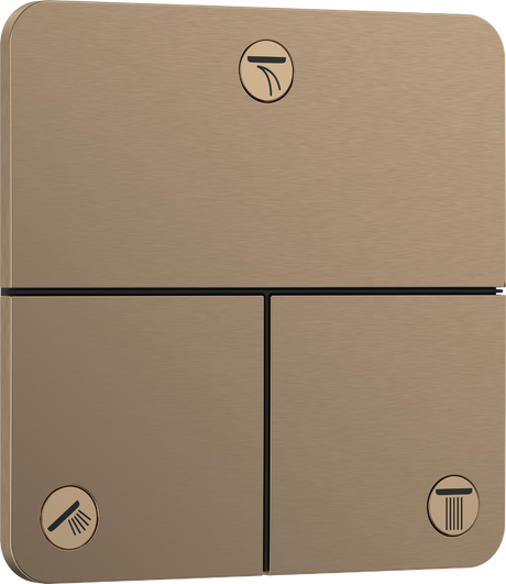 Hansgrohe Showerselect Comfort Q Valve - Brushed Bronze - 15587140