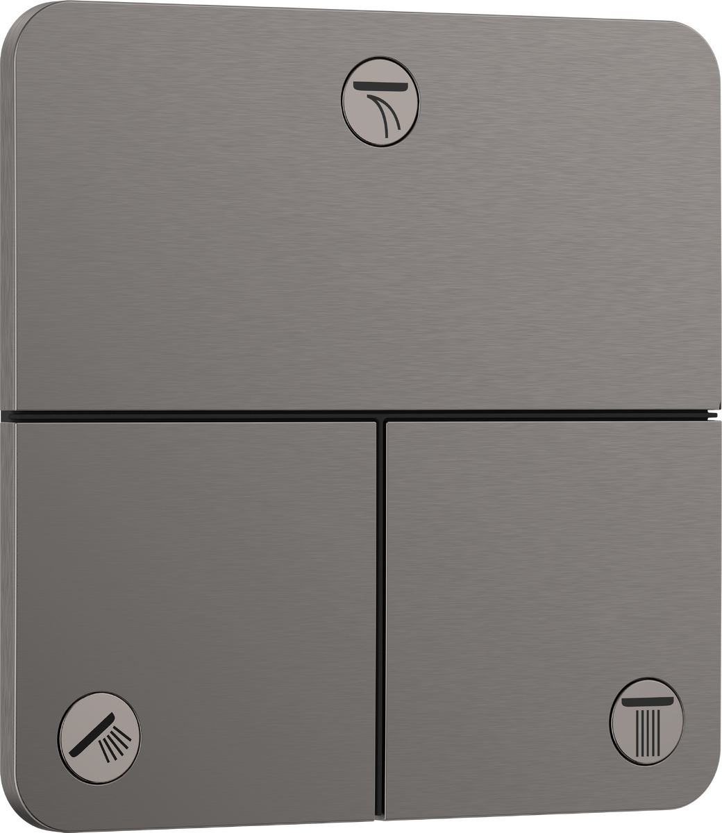 Hansgrohe Showerselect Comfort Q Valve - Brushed Black Chrome - 15587340