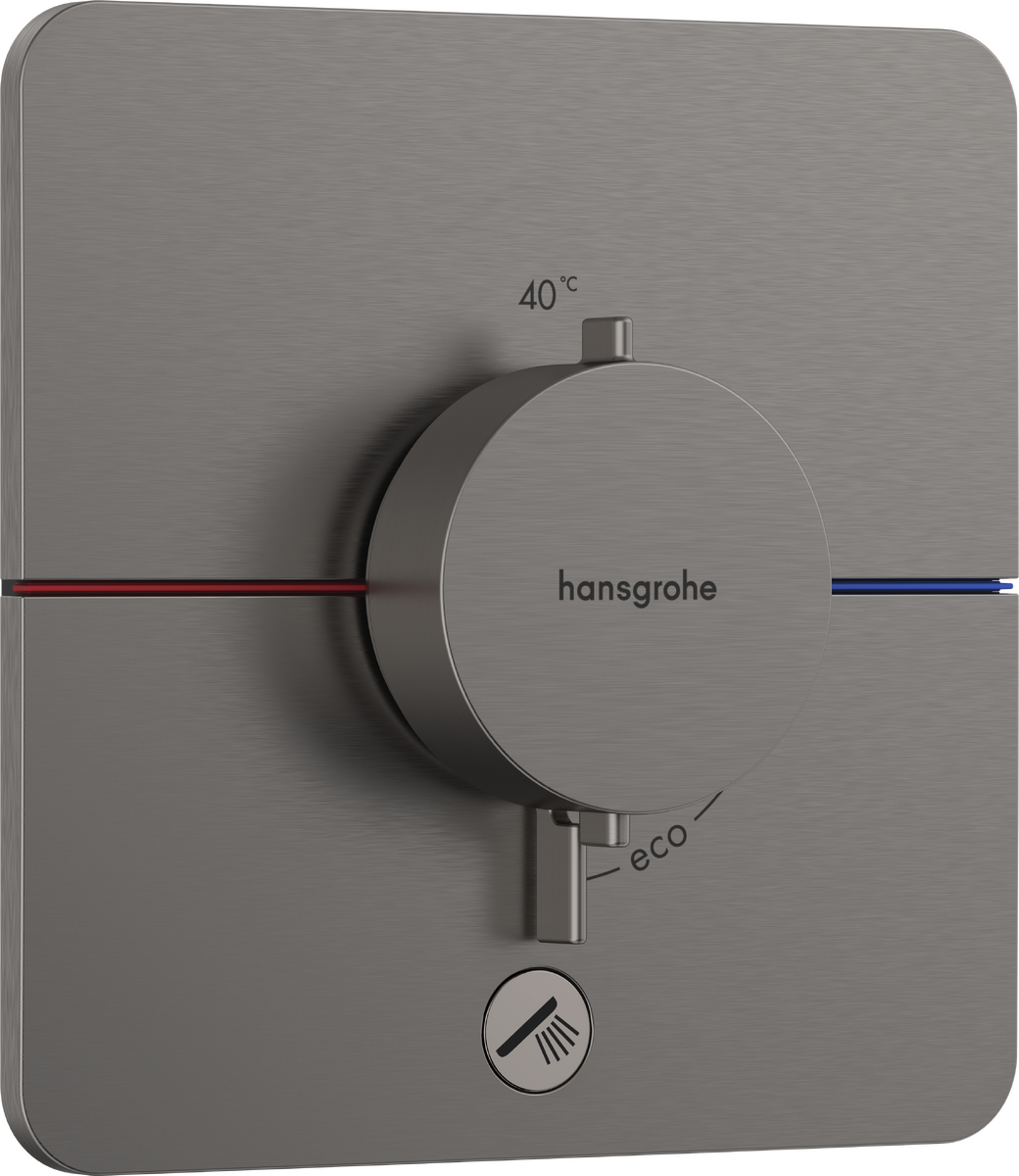 Hansgrohe Showerselect Comfort Q Valve - Brushed Black Chrome - 15589340