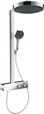 Hansgrohe Rainfinity Shower 360 1jet Overhead with Bar Shower - Chrome - 26853000