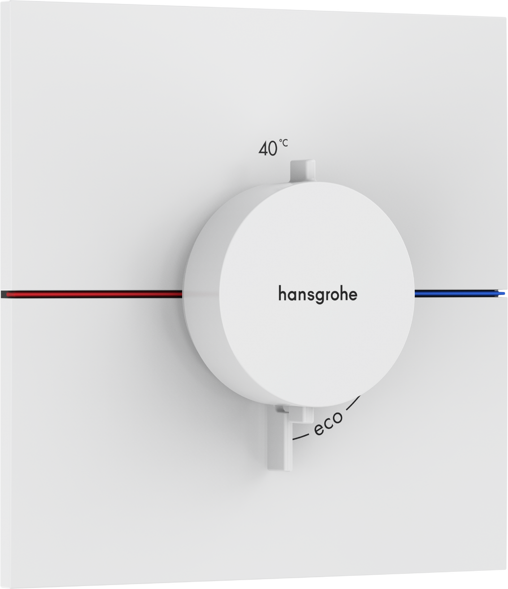 Hansgrohe Showerselect Comfort E Valve - Matt White - 15574700