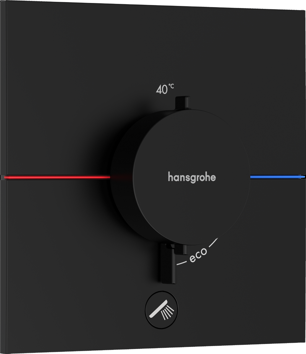 Hansgrohe Showerselect Comfort E Valve - Matt Black - 15575670