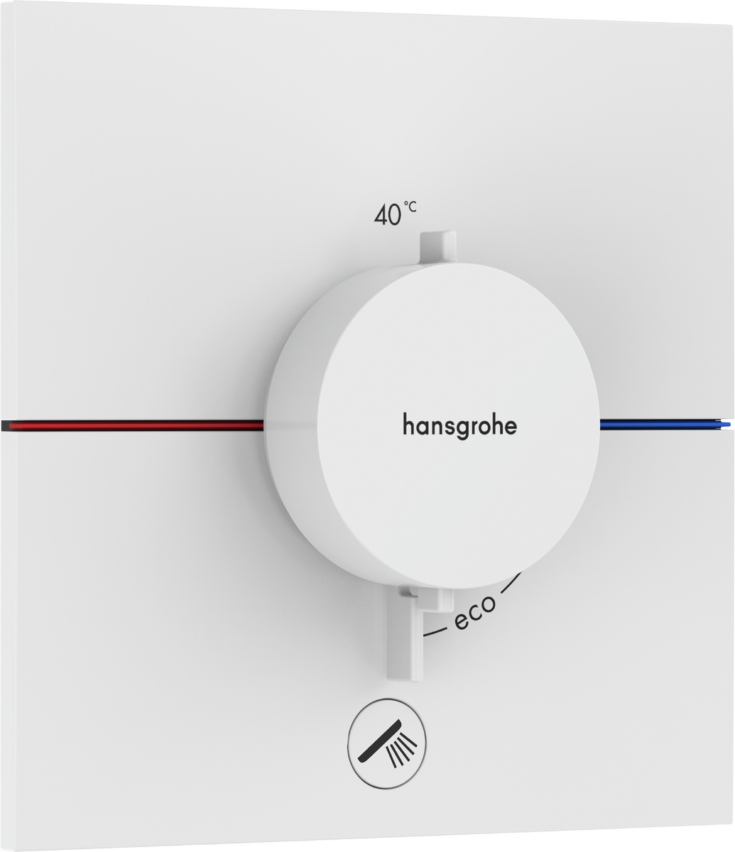 Hansgrohe Showerselect Comfort E Valve - Matt White - 15575700