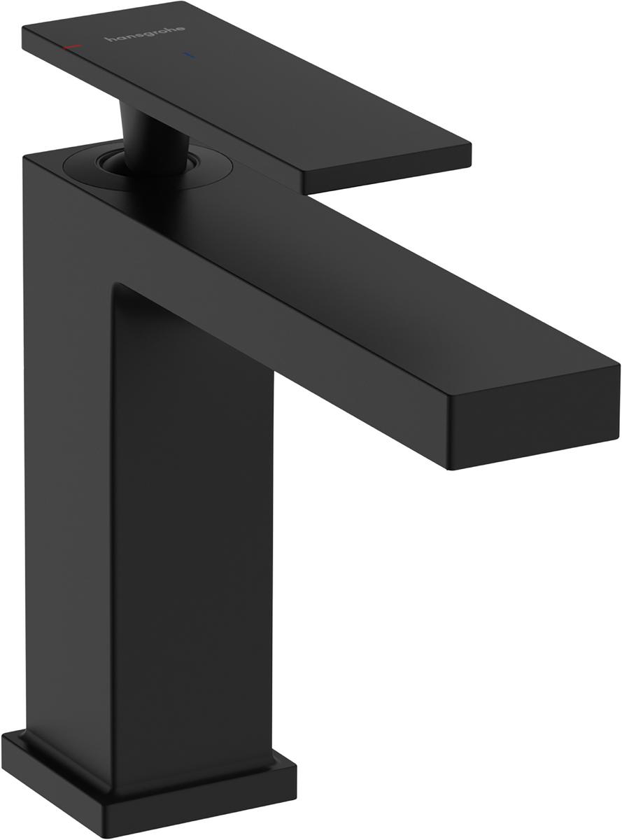 Hansgrohe Tecturis E Single Lever Basin Mixer - Matt Black - 73012670