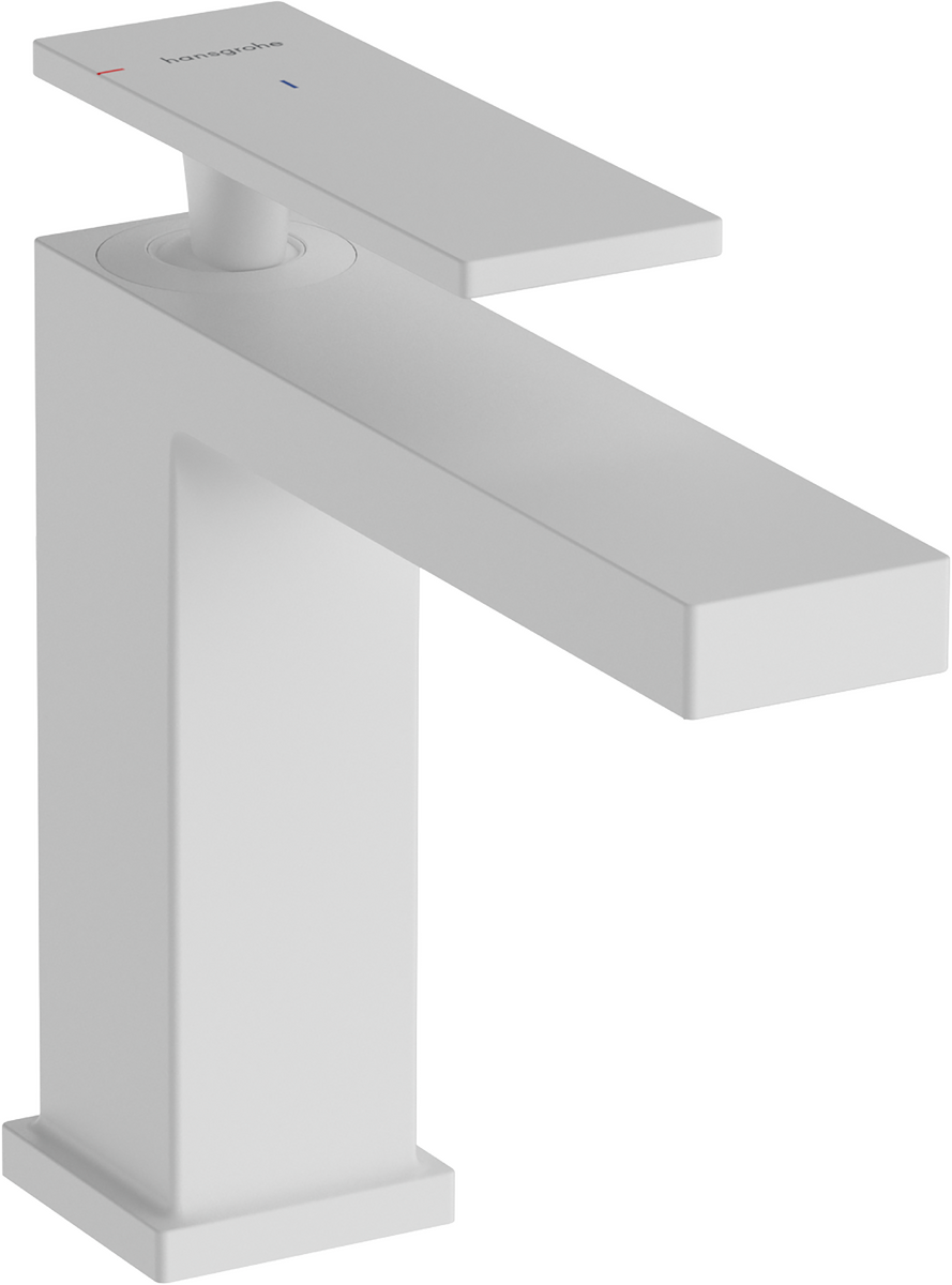 Hansgrohe Tecturis E Single Lever Basin Mixer - Matt White - 73012700