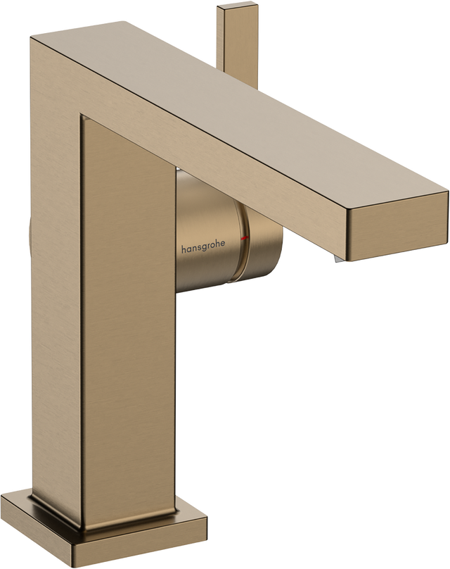Hansgrohe Tecturis E Fine Coolstart Ecosmart+ Single Lever Basin Mixer 110 - Brushed Bronze - 73020140