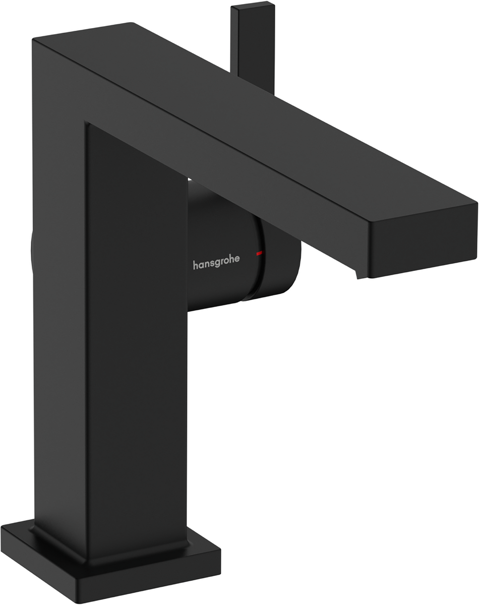 Hansgrohe Tecturis E Single Lever Basin Mixer 110 Fine Coolstart EcoSmart+ With Pop Up-waste Set - Matt Black - 73023670