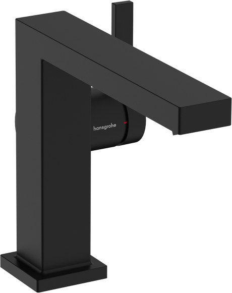 Hansgrohe Tecturis E Fine Coolstart Ecosmart+ Without Waste Set Single Lever Basin Mixer 110 - Matt Black - 73021670